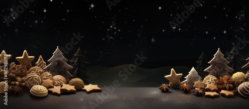 A festive Christmas backgro...