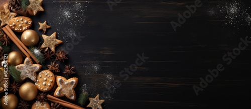 A festive Christmas backgro...