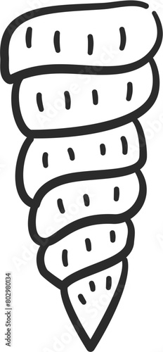 Auger Shell Doodle