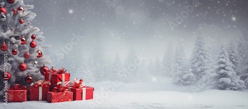 A festive Christmas backgro...