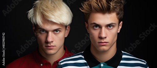 A fashionable young man wit...