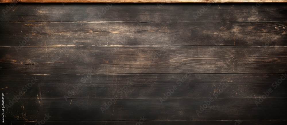 A copy space image featuring a rustic wooden floorboards and a textured chalkboard background A copy space image featuring a rustic wooden floorboards and a textured chalkboard background