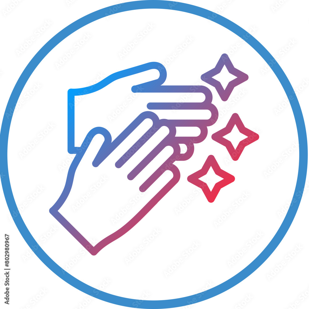 Obraz premium Cleanliness Icon Style
