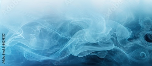 A background of thick smoke fills the copy space image