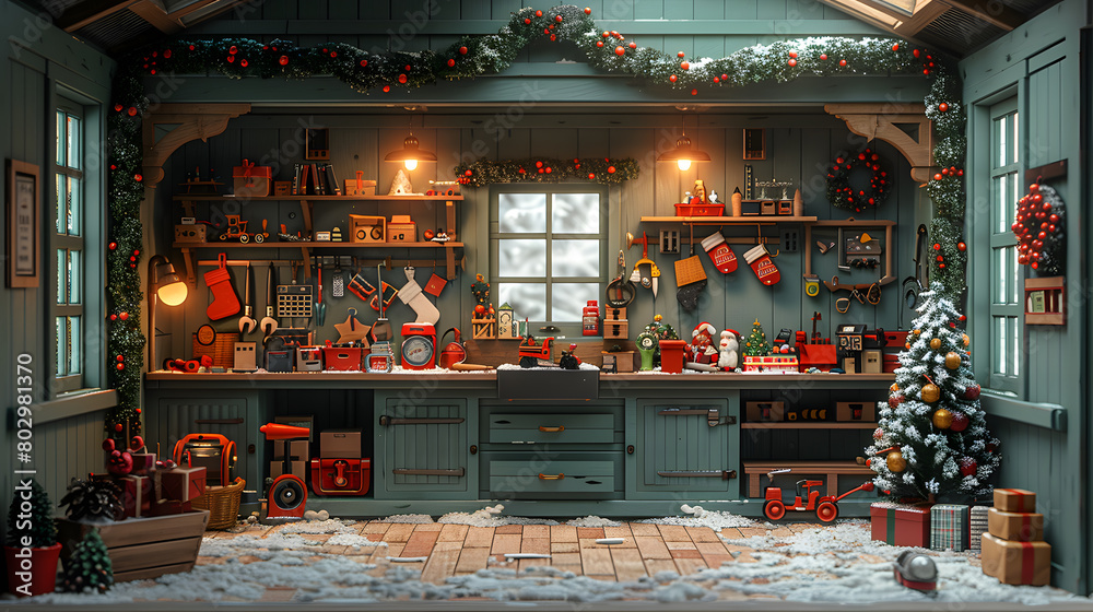 A Cozy Christmas: Santa's Workshop Retreat