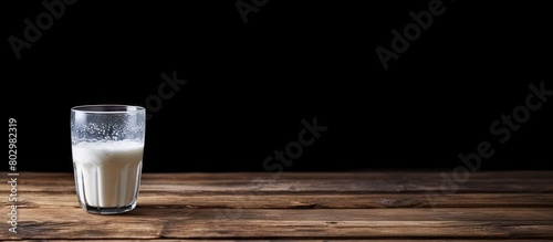 A copy space image of milk ...