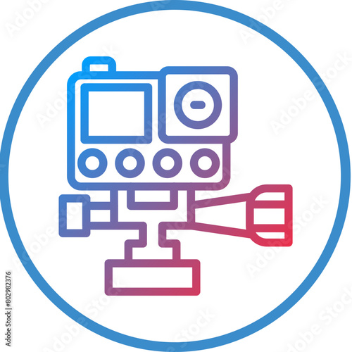 Action Camera Icon Style