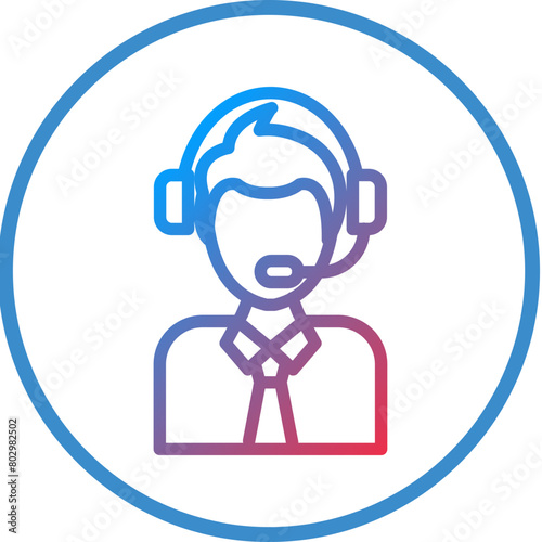 Customer Service Icon Style