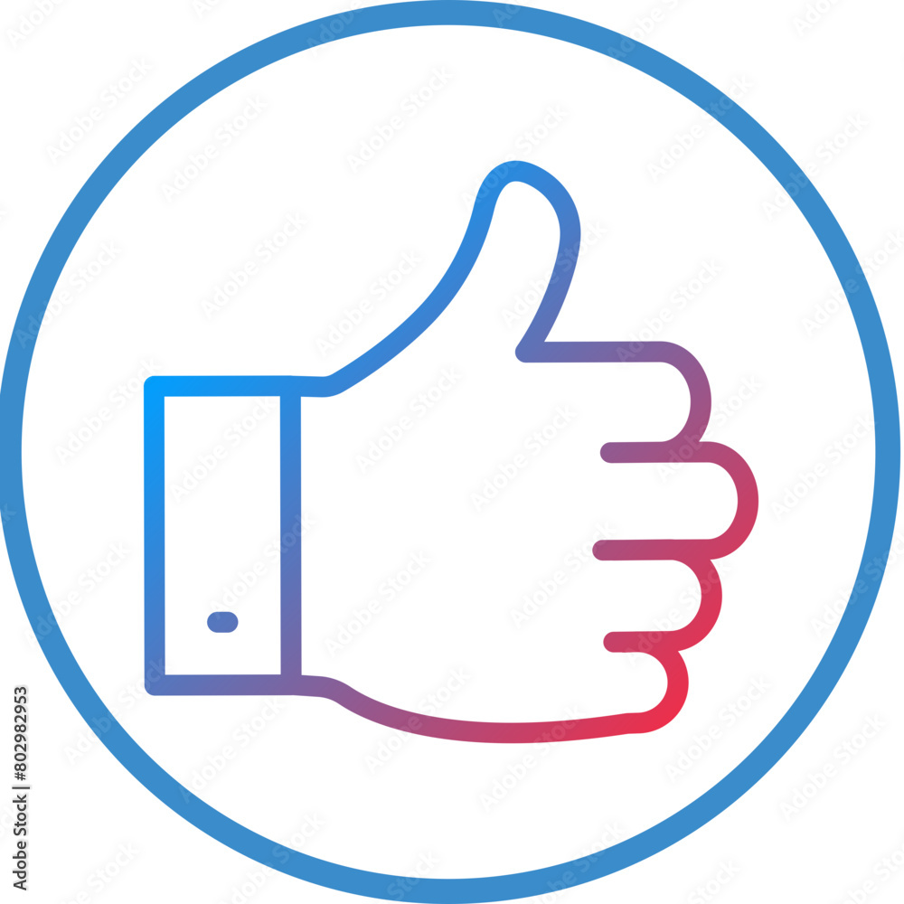 Thumbs Up Icon Style Thumbs Up Icon Style