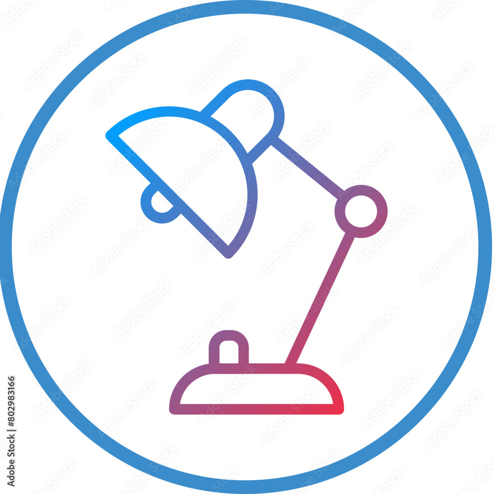 Desk Lamp Icon Style Desk Lamp Icon Style