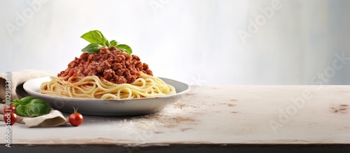A copy space image of Itali...