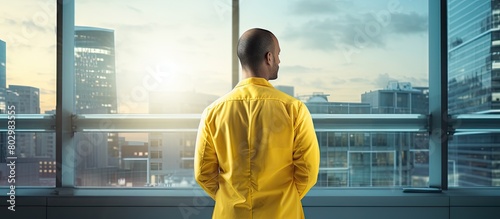 A doctor in a yellow unifor...