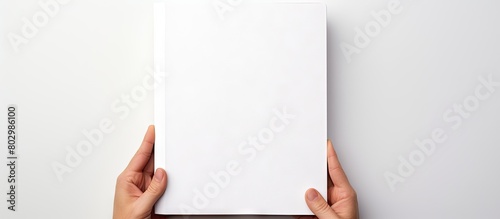 A copy space image of a whi...