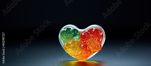 A colorful marmalade with a...