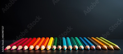 A copy space image of color...