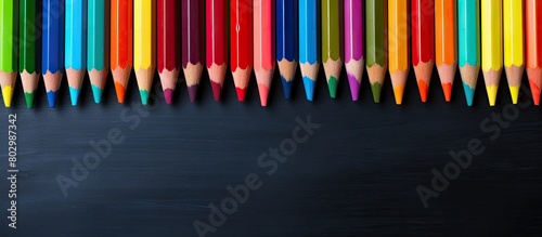 A copy space image of color...