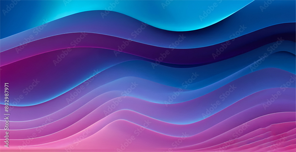 Fototapeta premium Abstract trendy background with modren wave