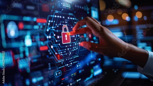 Safeguard digital identities and data contracts with secure transactions, leveraging breach auditing and control measures in cyber defense strategies.