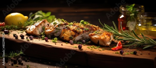 A delicious chicken fillet ...