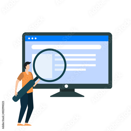 searching for internet