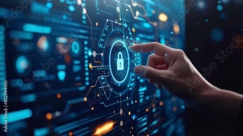 Deploy cyber threat defenses in secure networking environments, using symbolic screens and connection security to protect against data breaches.