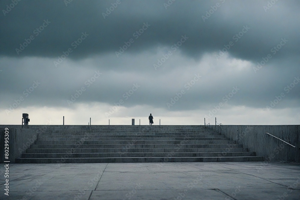 storm on the pier