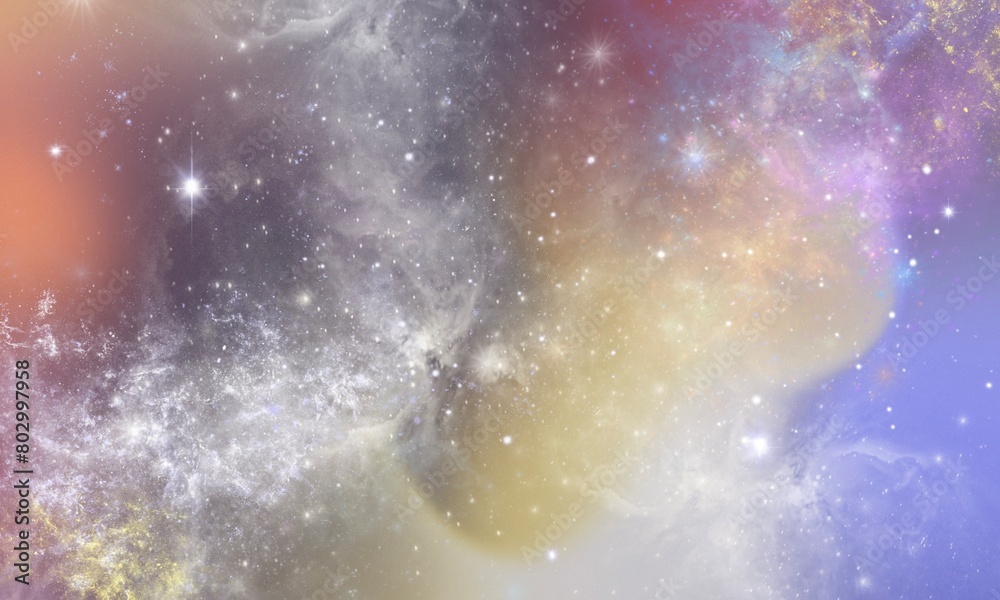 colorful abstract pastel stars and cloud galaxy patterned background, purple gradient background colorful abstract pastel stars and cloud galaxy patterned background, purple gradient background