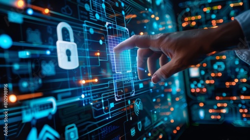 Deploy digital shields and cyber threat protections in server environments, enhancing tech control and cyber visualization in connected systems.