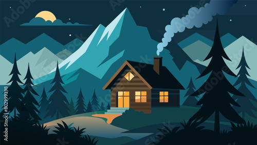 Cozied up in a cabin nestled in the mountains the fresh scent of pine and the crackling fire inspiring me to pen heartfelt verses about the serenity.