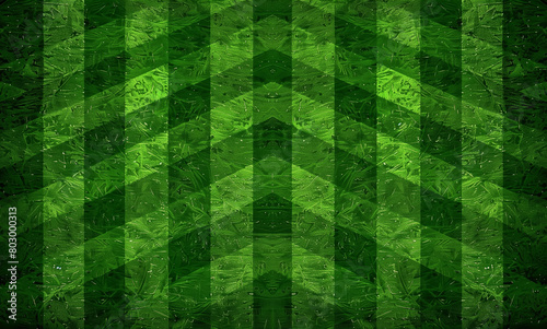 A green field texture background with stripes in high resolution and high detail in a green tone