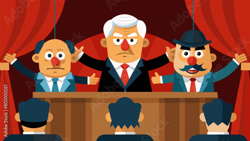 Despite their wooden and painted appearances the puppet politicians at the theater held a striking resemblance to realworld leaders their actions and.