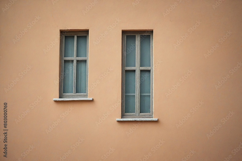 old window with shutters