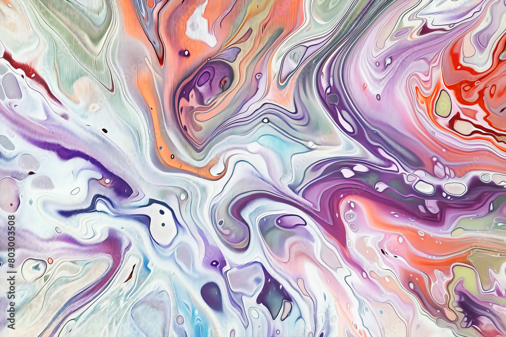 colorful abstract wave fluid art background with swirl colors and liquid artistic modern graphic