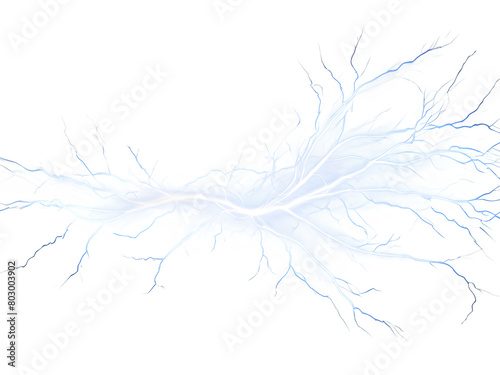 Blue electricity isolated background 