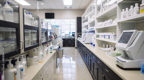 With the soft hum of machinery from the compounding lab, the modern pharmacy offers personalized medication compounding services, providing patients with customized formulations th