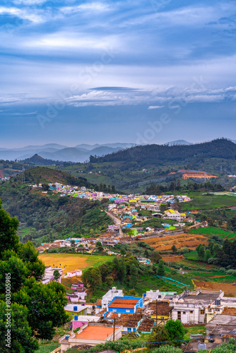 beautiful Images of ooty in tamilnadu view of Nilgiri mountain village in Tamil Nadu, India