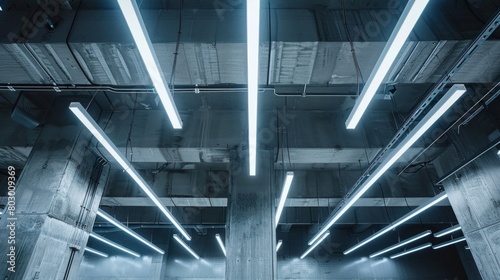 Warehouse Ceiling Lighting Industrial Flourescent Bulbs