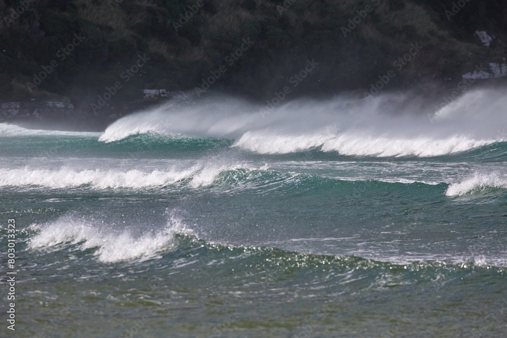 Stormy Waves Breaking