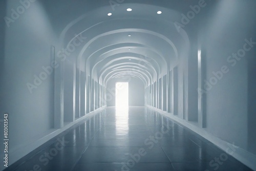 corridor in the dark