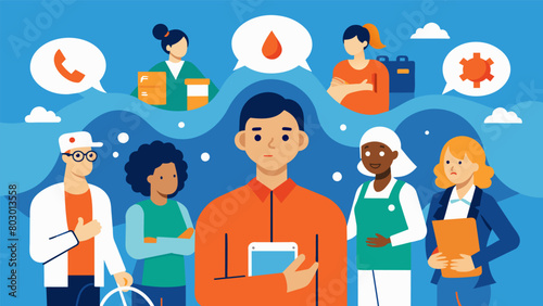 An awareness campaign on the importance of considering the needs of neurodiverse individuals in disaster preparedness planning featuring testimonials. Vector illustration