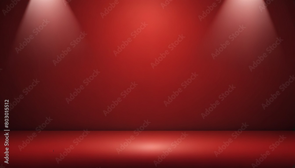 studio background featuring a red color, add a touch of subtle shimmer or a gradient transitions, added depth studio background featuring a red color, add a touch of subtle shimmer or a gradient transitions, added depth