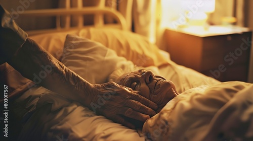 Senior Patient Receiving Gentle Care