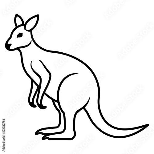 Hammerhead shark vector icon line art