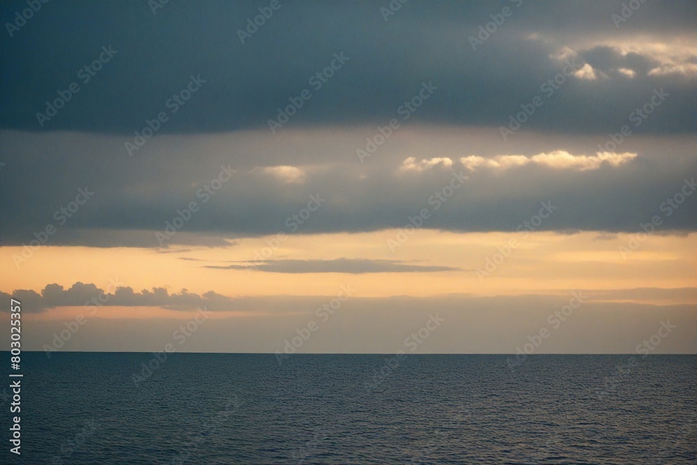 sunset over the sea sunset over the sea