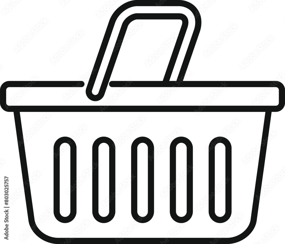 Shopping basket icon outline vector. Store sale online. Sell marketing Shopping basket icon outline vector. Store sale online. Sell marketing