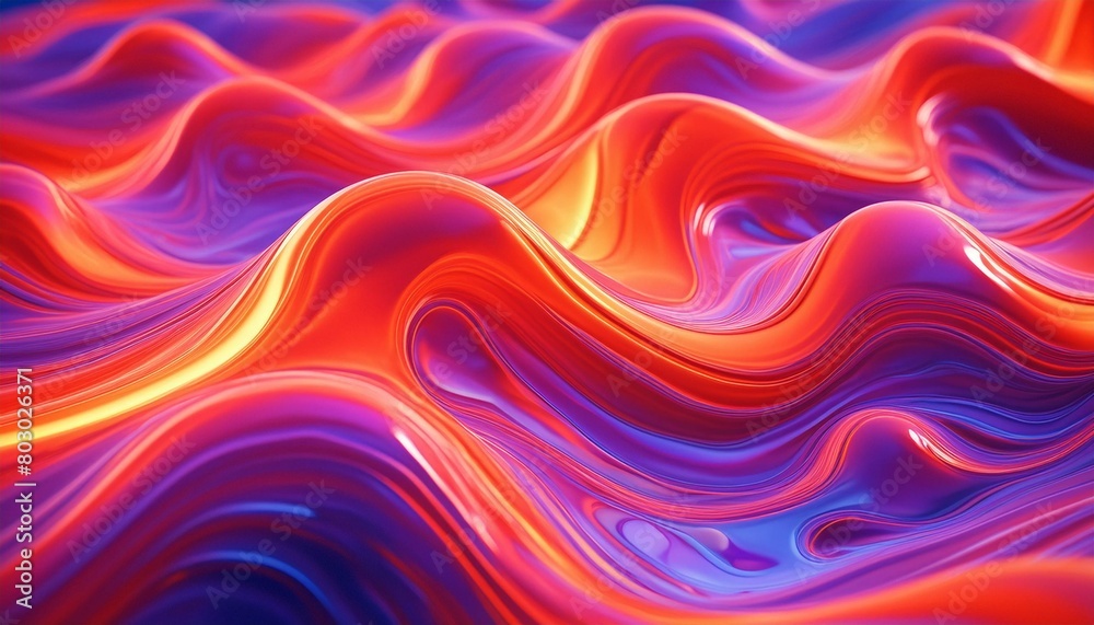 Heatmap-inspired design with flowing gradients from hot red to cool violet, representing Heatmap-inspired design with flowing gradients from hot red to cool violet, representing