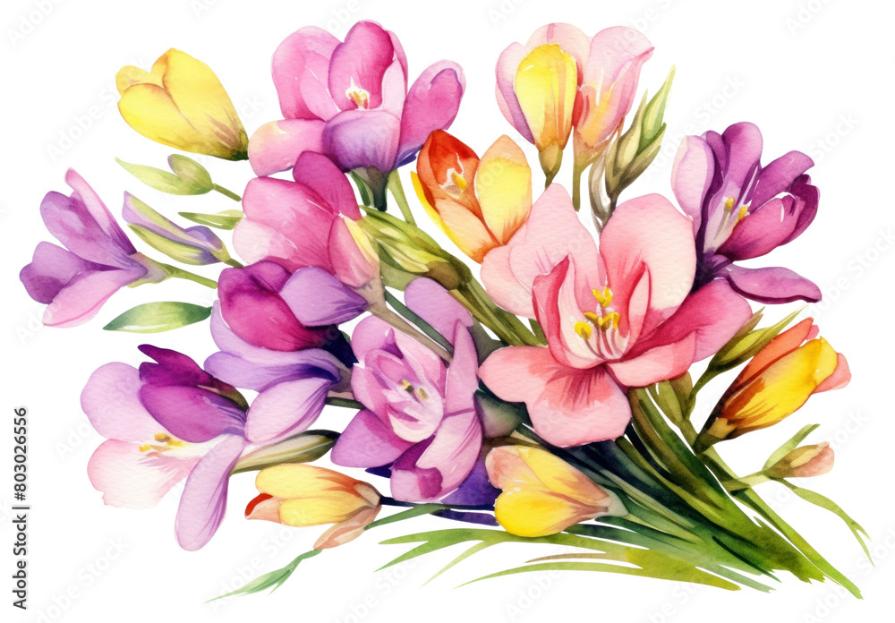 Obraz premium PNG Flower painting blossom plant.
