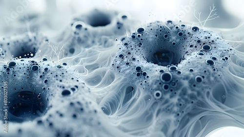 Minimalist Art Vector: Intricate Study of Pollen Sacs in Nature photo