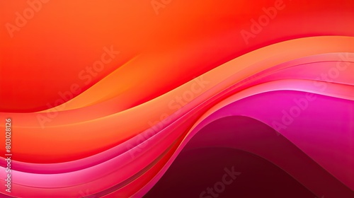 Abstract flow background with neon pink and orange gradients