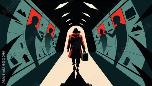 Every step I took in the Tunnel of Terror was met with eerie news headlines flashing by making me feel like I was ped in a neverending nightmare..